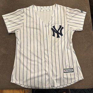 Official Yankees Jersey Womens M Majestic